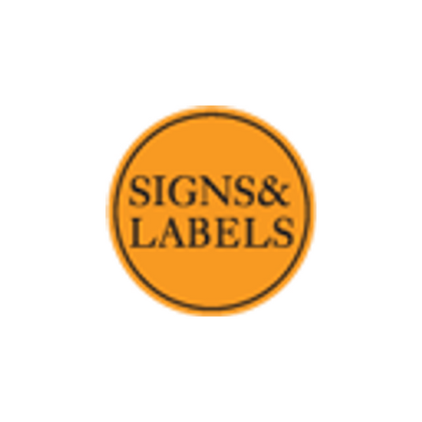 SIGNS & LABELS official brand logo