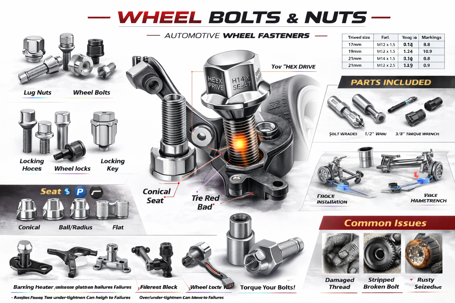 Wheel Bolts & Wheel Nuts