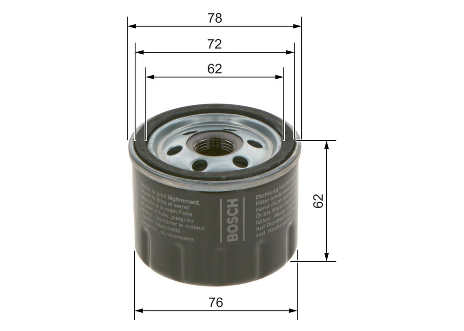 Oil Filter - F 026 407 279