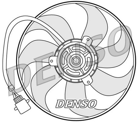 Fan, engine cooling - DER32006