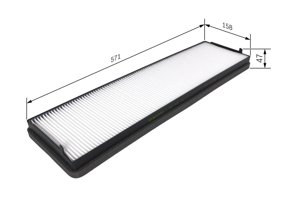 Filter, cabin air - 1 987 431 157
