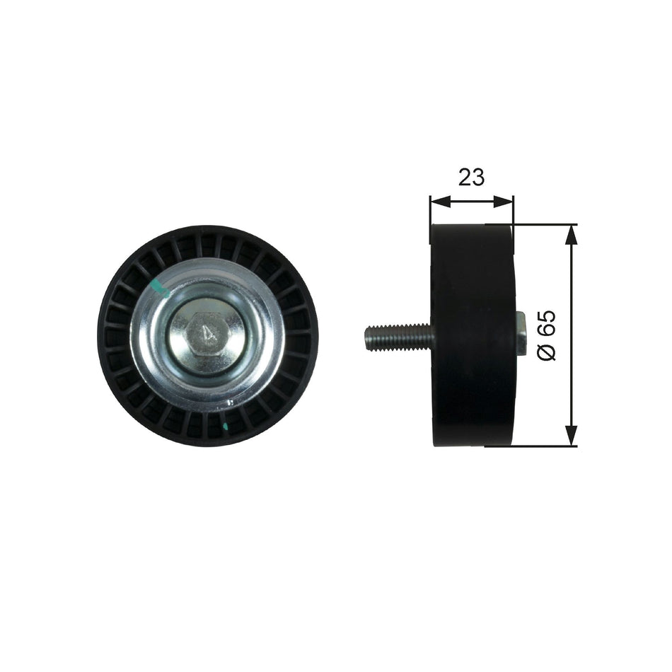Deflection/Guide Pulley, V-ribbed belt - T36622