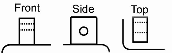Exide Motorcycle Battery  - 12 V - 18Ah - 250CCA