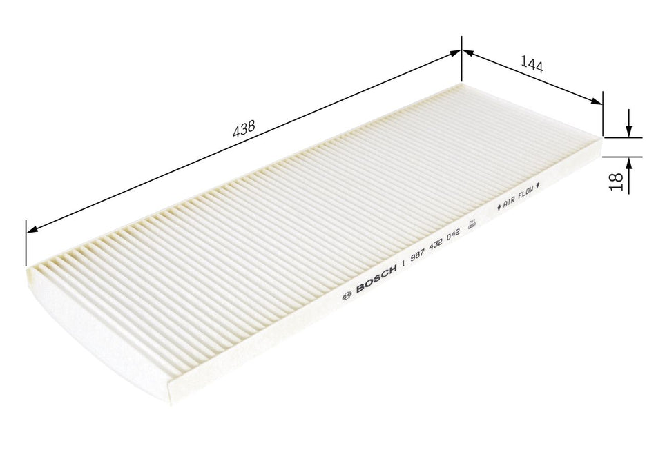 Filter, cabin air - 1 987 432 042