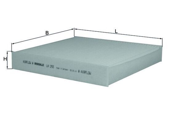 Filter, cabin air - LA 293