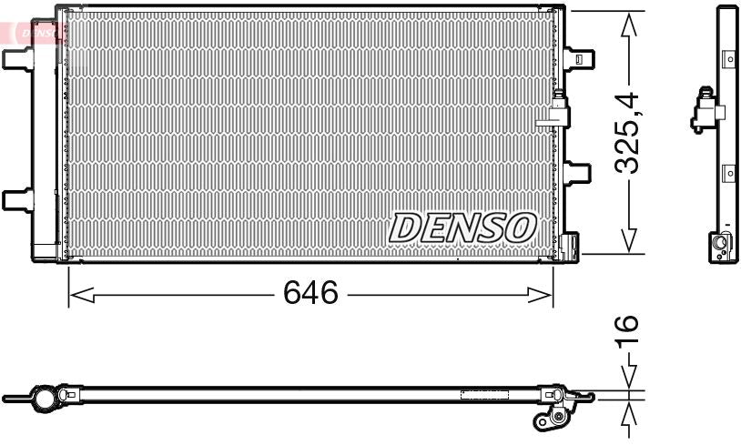 Condenser, air conditioning - DCN02041