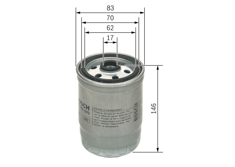 Fuel Filter - F 026 402 043