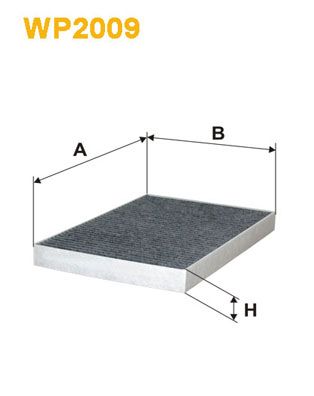 Filter, cabin air - WP2009