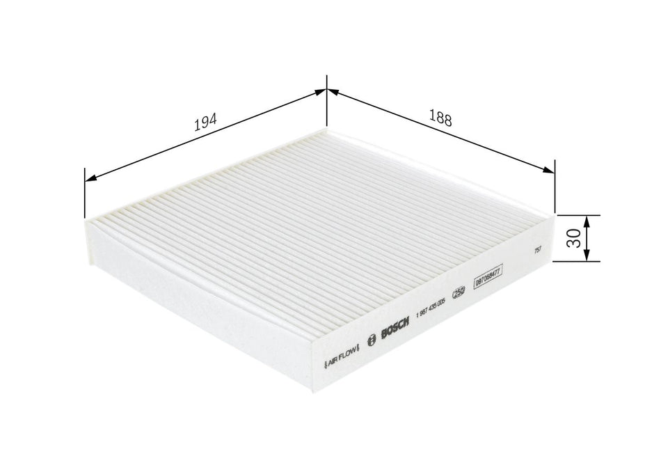 Filter, cabin air - 1 987 435 005