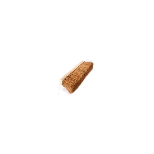 Soft Bristle Wooden Broom Head - 12in.