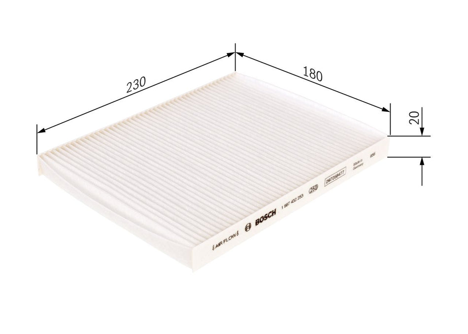 Filter, cabin air - 1 987 432 253