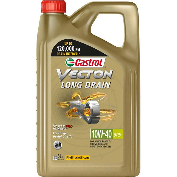 Castrol Vecton Lngdrn 10W40 E6/E9 - 5L