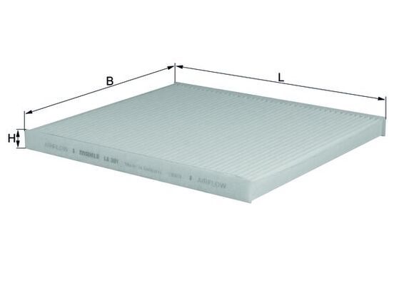 Filter, cabin air - LA 301