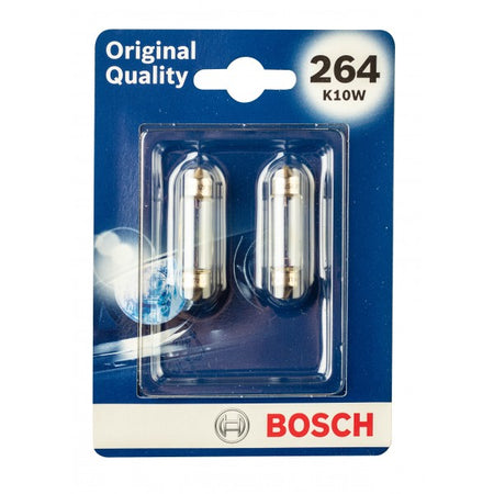 Festoon Bulbs - 12V 10W 264 SV8.5-8 - Original Quality Side & Tail & Interior