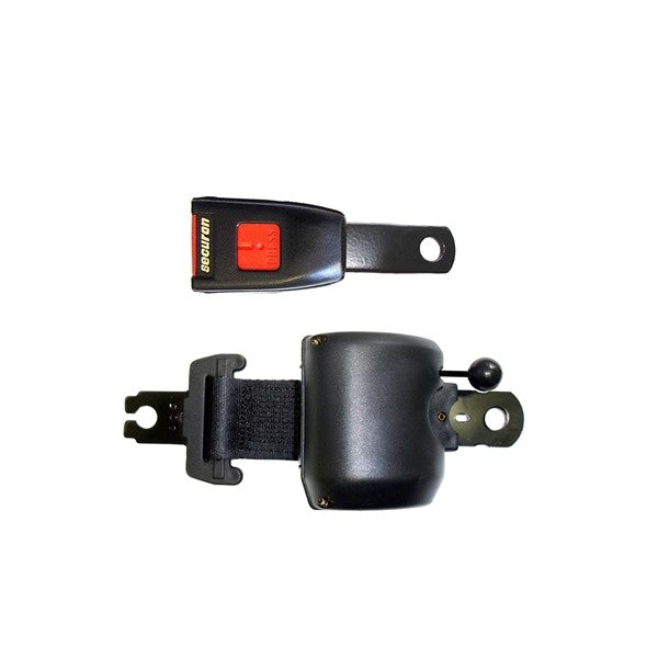 Seat Belt - Retracting Lap With MU & Electric Switch Buckle - Black