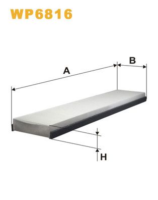 Filter, cabin air - WP6816