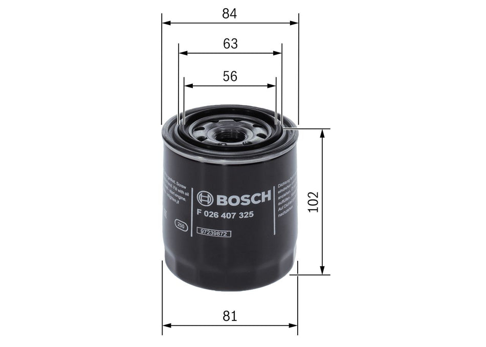 Oil Filter - F 026 407 325
