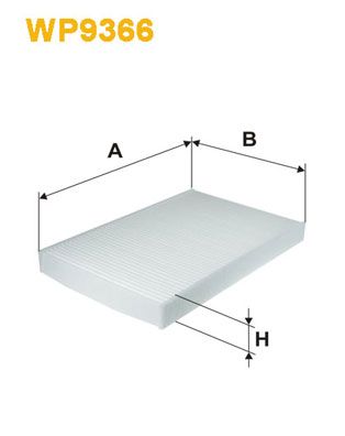 Filter, cabin air - WP9366