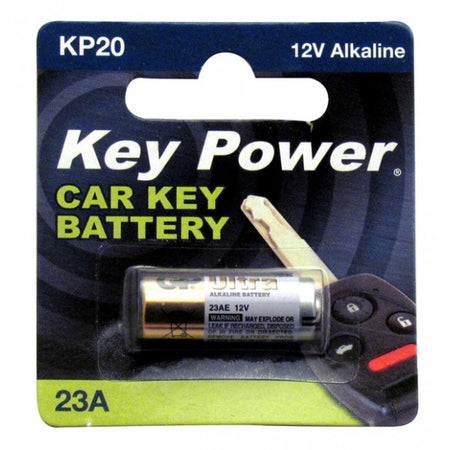 Key Power Coin Cell Battery 23A - Alkaline 12V - Box of 10