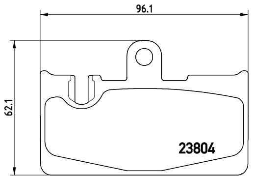 Brake Pad Set, disc brake - P 83 059