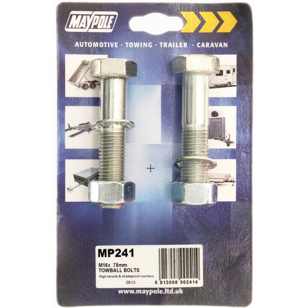 Nuts & Bolts - M16 -75mm