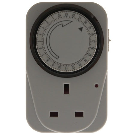 24 Hour Plug In Timer Switch - White