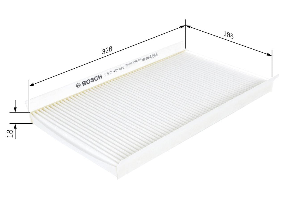 Filter, cabin air - 1 987 432 015