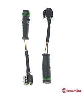 Warning Contact, brake pad wear - A 00 288