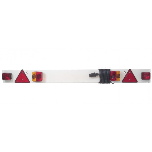 Trailer Lighting Board inc Twin Fog - 6m Cable - 5'/1.52m