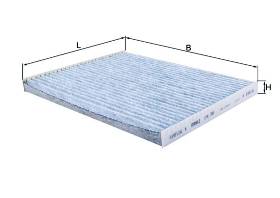 Filter, cabin air - LAK 396