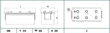 Exide Conventional Battery  - 12 V - 180Ah - 1000CCA