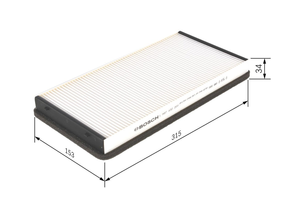 Filter, cabin air - 1 987 432 200