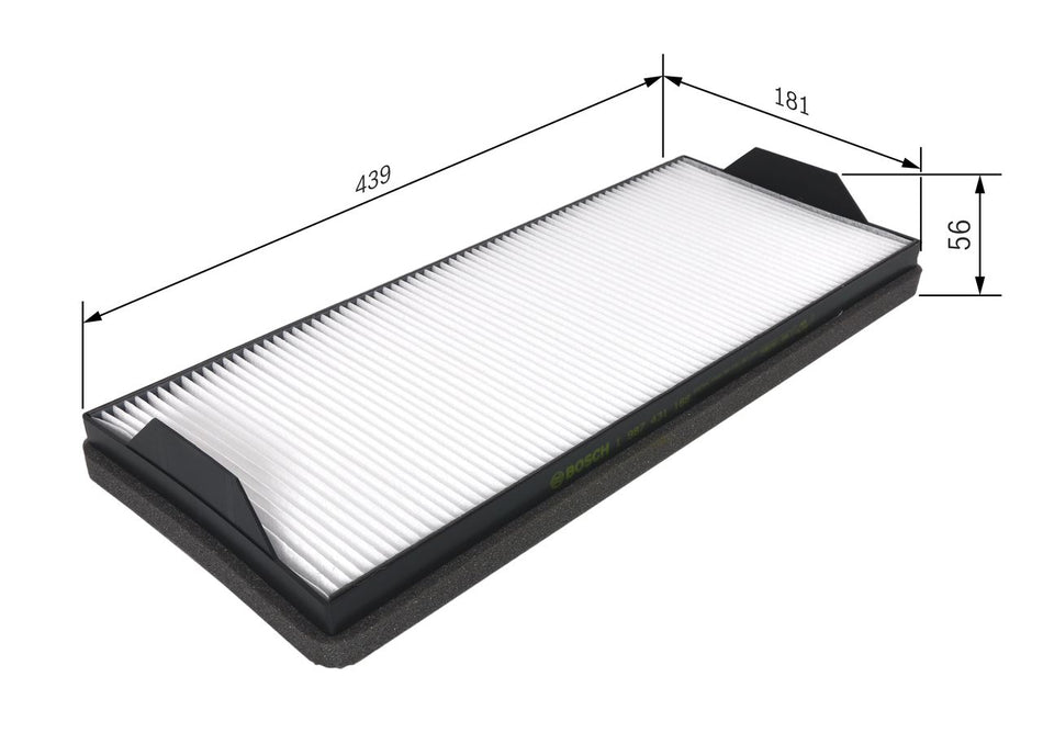 Filter, cabin air - 1 987 431 168