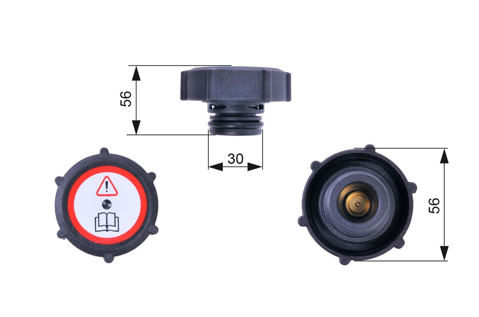 Cap, coolant tank - RC243