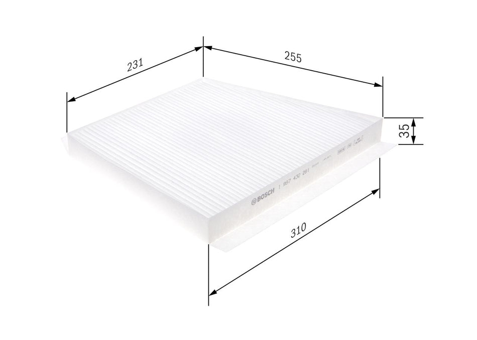 Filter, cabin air - 1 987 432 281