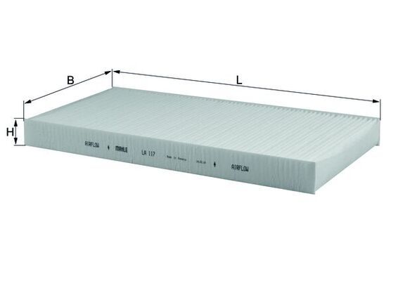 Filter, cabin air - LA 117