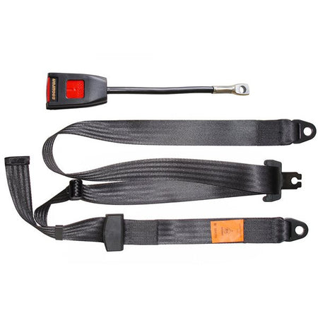 Seat Belt - Static Lap & Diagonal - Black
