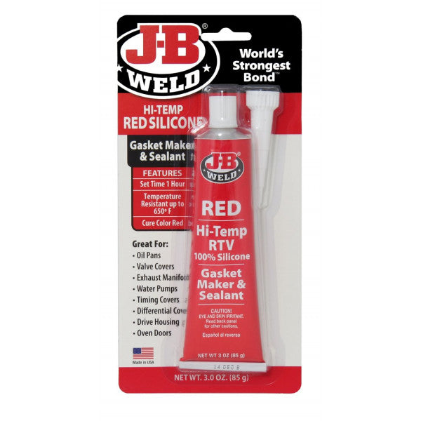 J-B Weld High Temp Red Silicone - 85g