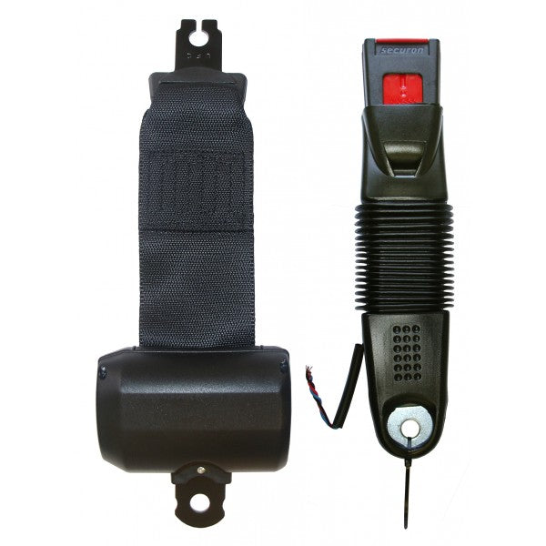 Seat Belt - Retracting Lap - Black