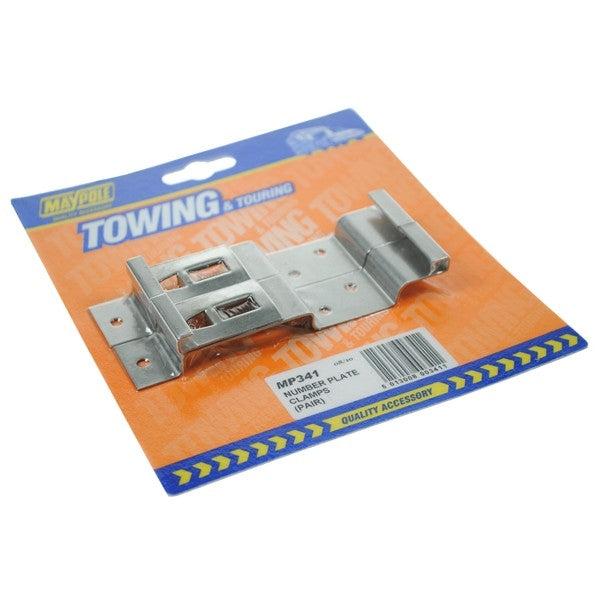Number Plate Clamps - Pair