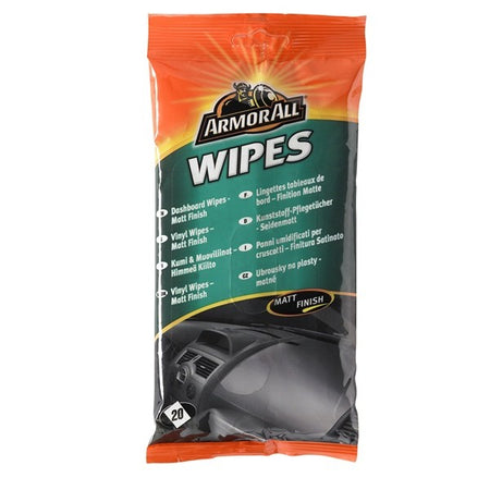 Dashboard Wipes - Matt Finish - Pack Of 20