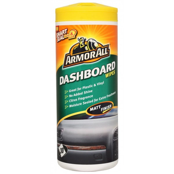 Dashboard Wipes - Matt Finish - Tub Of 30
