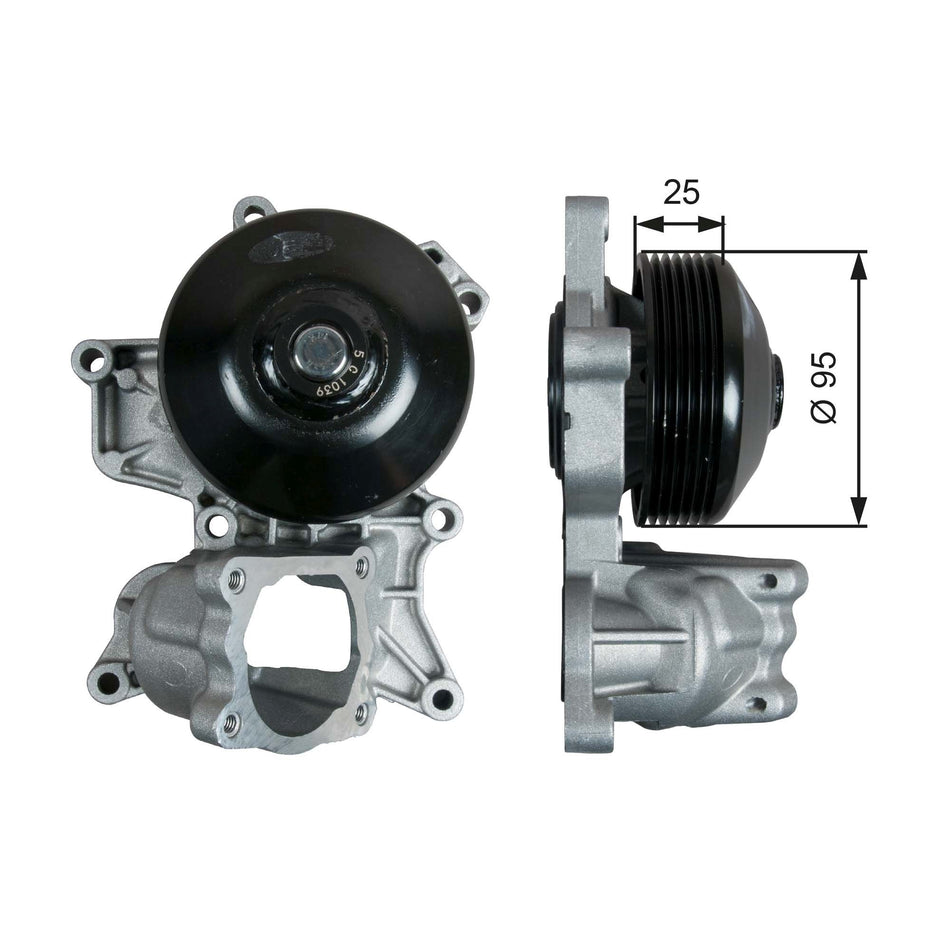 Water Pump, engine cooling - WP0121
