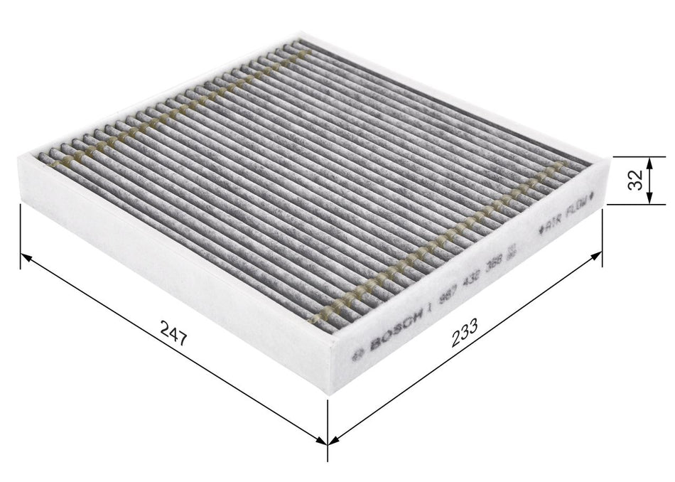 Filter, cabin air - 1 987 432 368