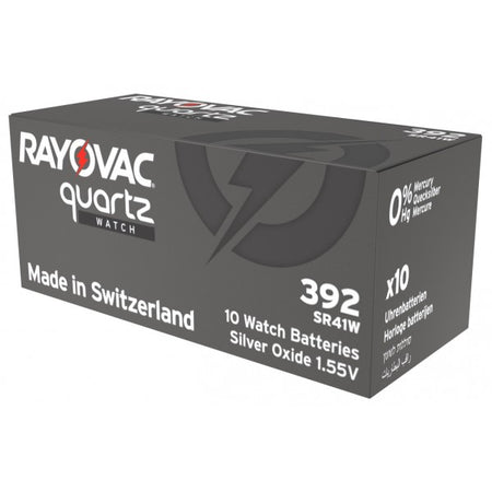 Watch Battery 392 - Silver Oxide 1.5V - Box of 10