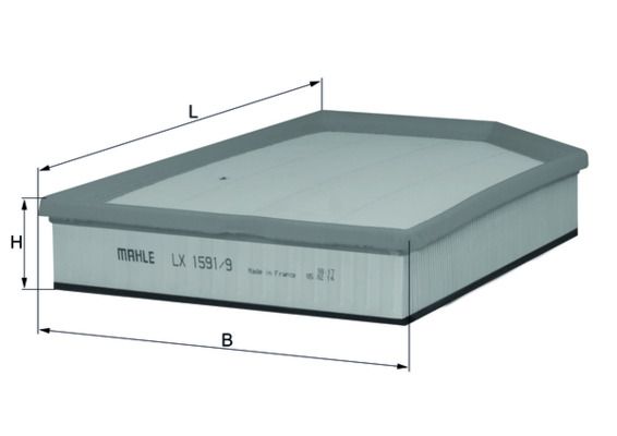 Air Filter - LX 1591/9