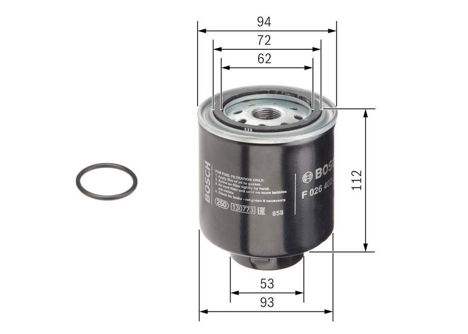 Fuel Filter - F 026 402 223