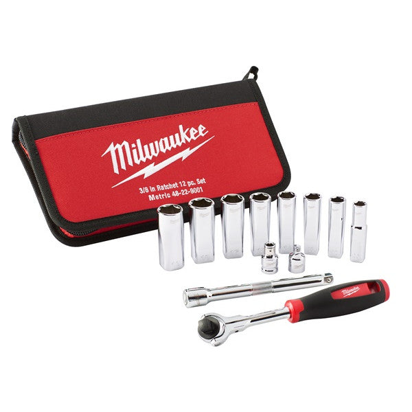 Tradesman 3/8in. ratchet set (12 pc)