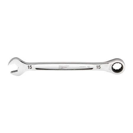 15 mm MAX BITE ratcheting combination spanner