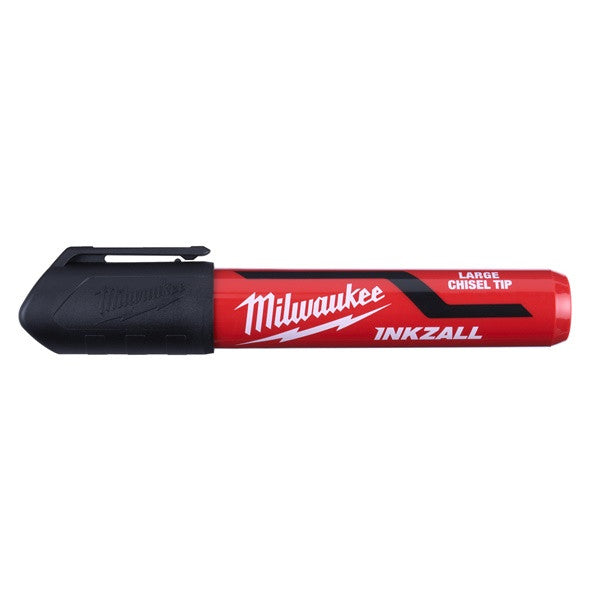 INKZALL black chisel tip marker L